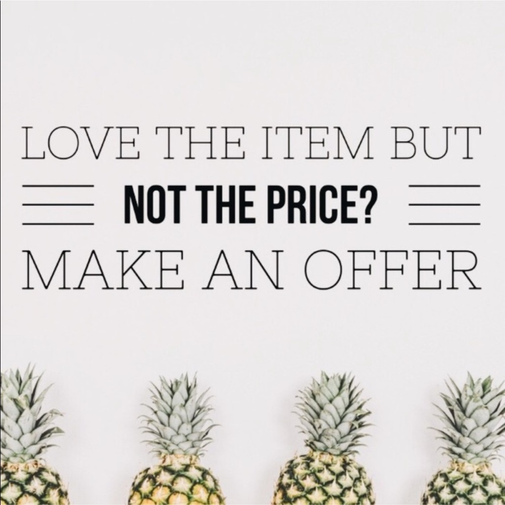 🍍 Accepting Reasonable Offers 🍍